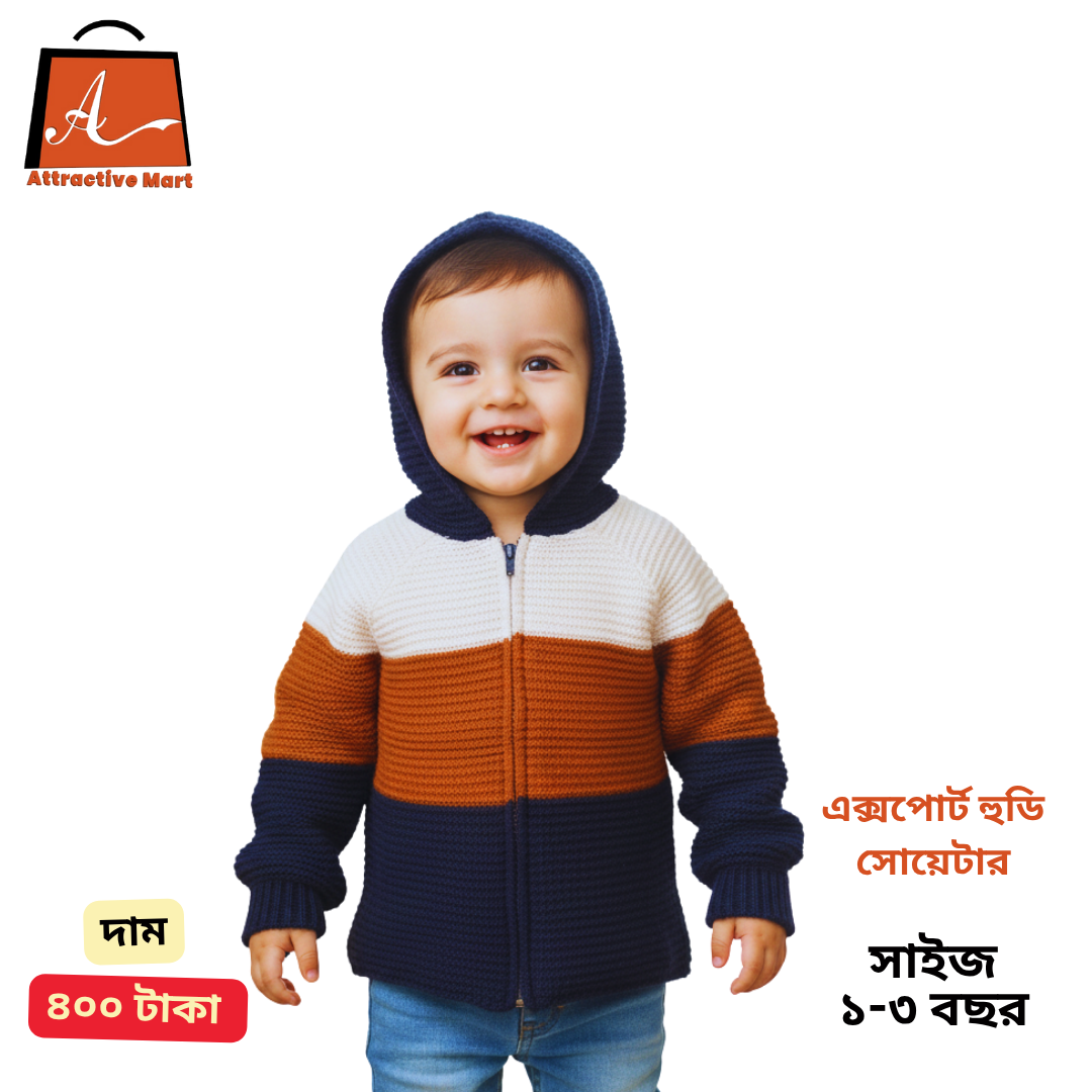 kids hoodie sweater export brand winter wear