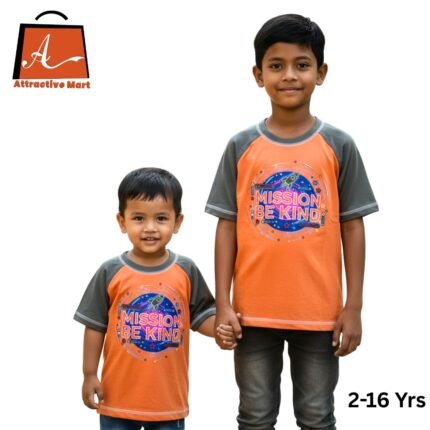 Boys Cotton DTF Print T-Shirt | 2-16 Years | Attractive Mart