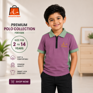 kids purple olive polo shirt - Attractive Mart