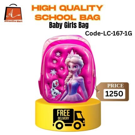 3D Kids School Bag – Cute & Durable for Girls - China Imported in Bangladesh